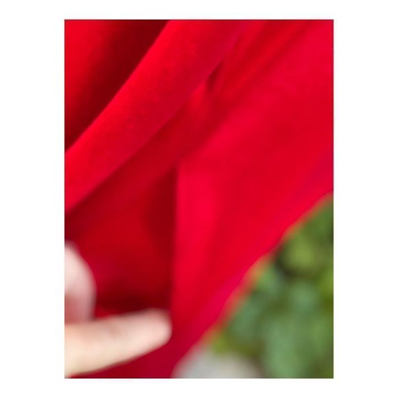 Vintage Charisma Red Velvet Robe 1/2 Zip Long Sleeve Sz M Futureistic - Picture 8 of 16